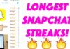 longest snapchat streak