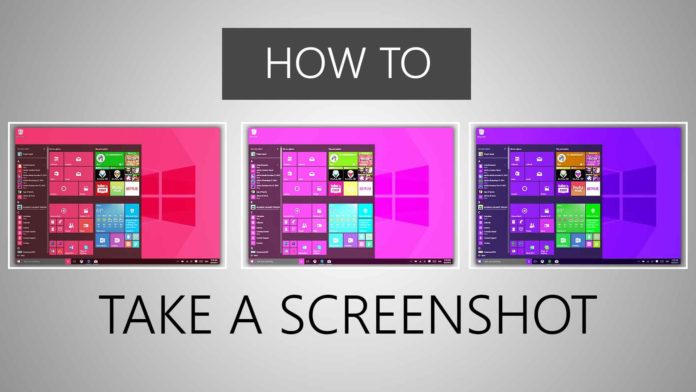 how to screenshot on windows
