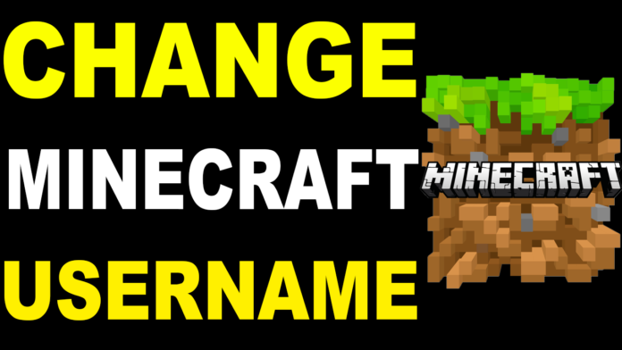 Minecraft change name, change minecraft username