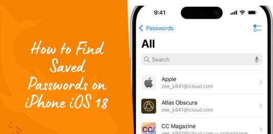 How to Find Saved Passwords on iPhone iOS 18