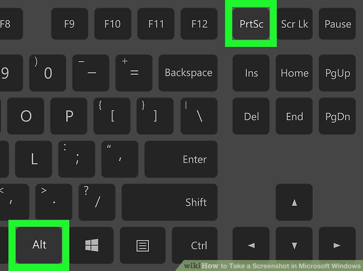 how to screenshot on windows