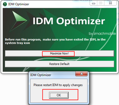 IDM optimizer