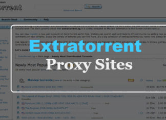 Extratorrent Proxy Sites