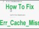 err_cache_miss, Confirm Form Resubmission, Google chrome browser
