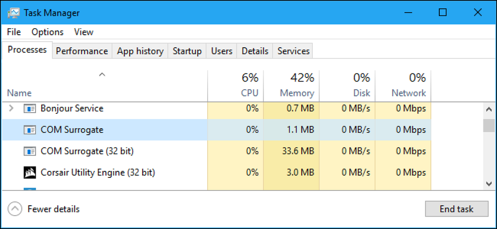 Com Surrogate, dllhost.exe, what is Com Surrogate