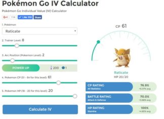 Pokémon Go IV Calculator, IV calculator Pokémon go