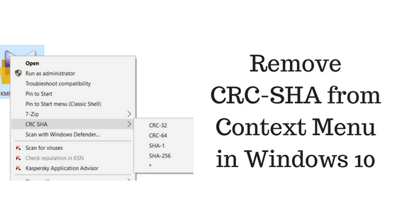 CRC SHA, 7zip, Cyclic Redundancy Check