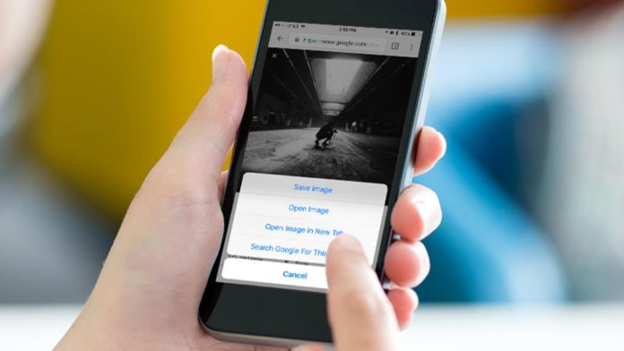 Lets find the reverse image search in Android or iOS